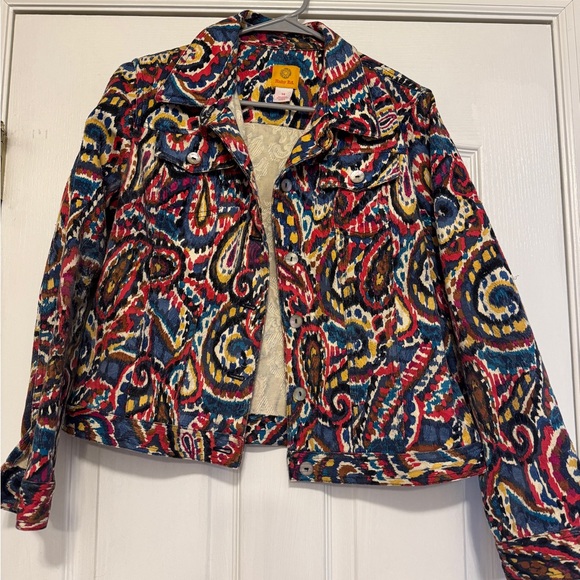 Ruby Rd. Multicolor Paisley Jacket - Picture 1 of 5